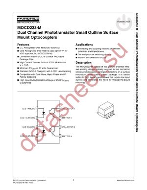 MOCD223R1M datasheet  